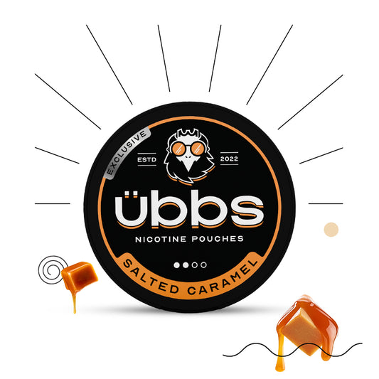 أكياس النيكوتين بالكراميل المملح من Übbs