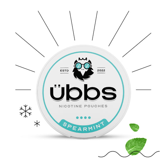 أكياس النيكوتين بنكهة النعناع من Übbs